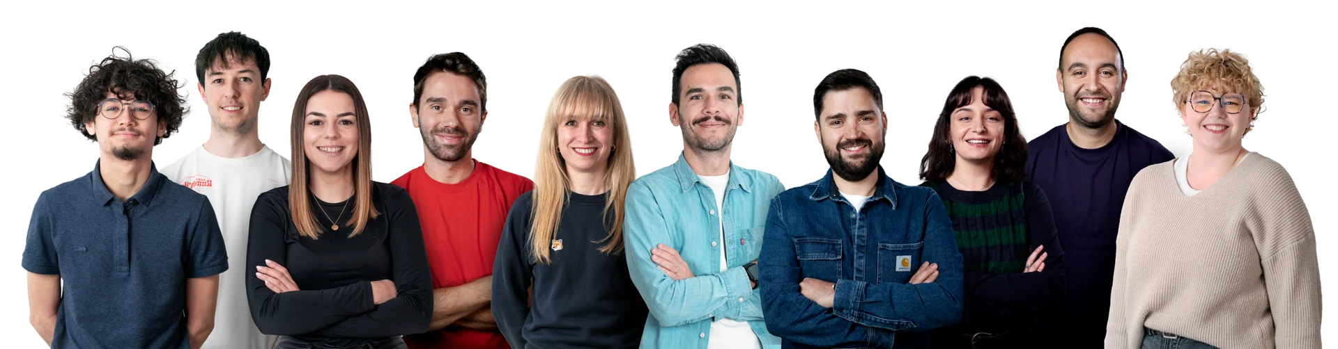 L'équipe de l'agence de communication Vingt Deux à Clermont-Ferrand