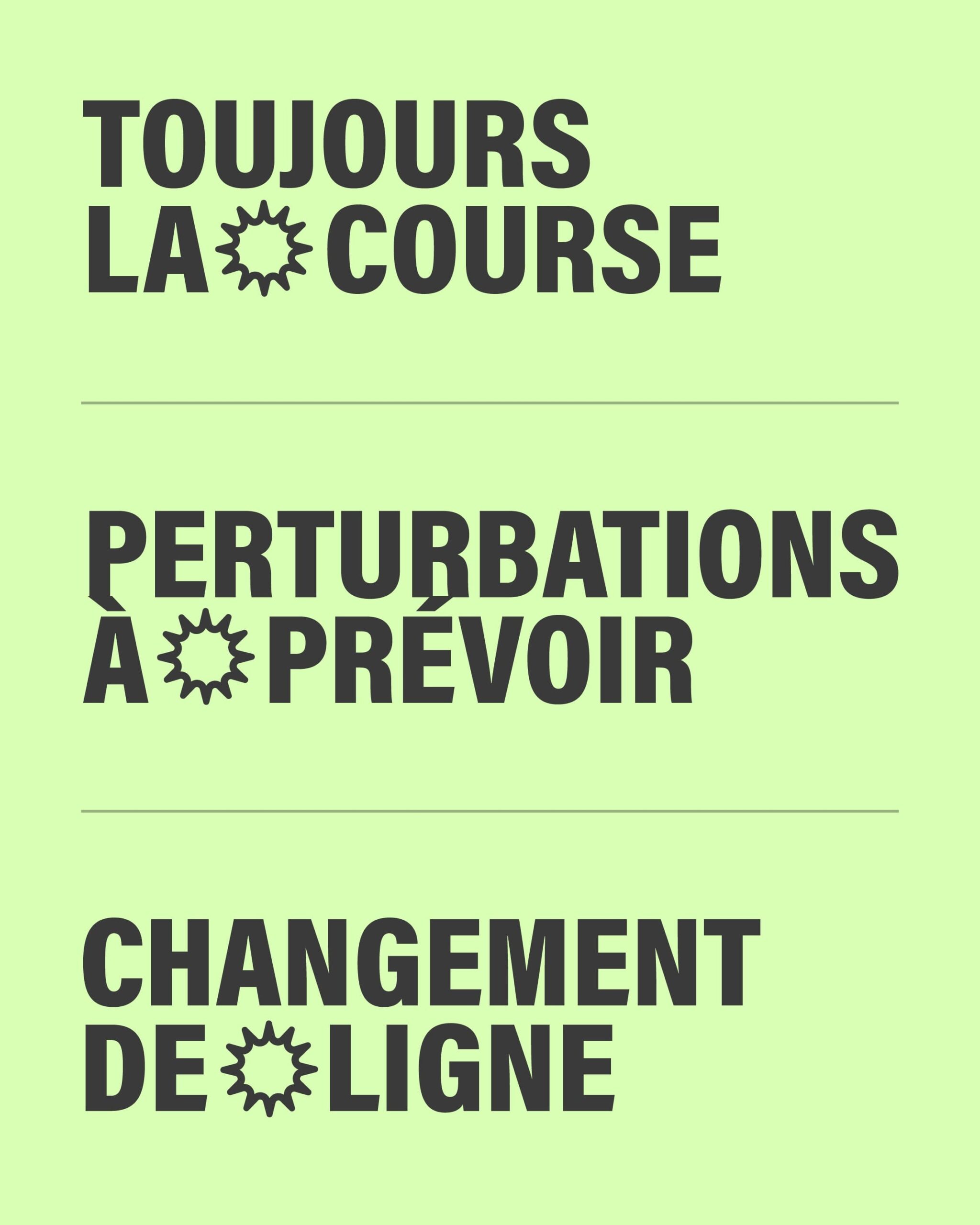 Visuel des expressions reprises pour l'exercice d'adaptation de la campagne Marseille pour Clermont par Vingt Deux