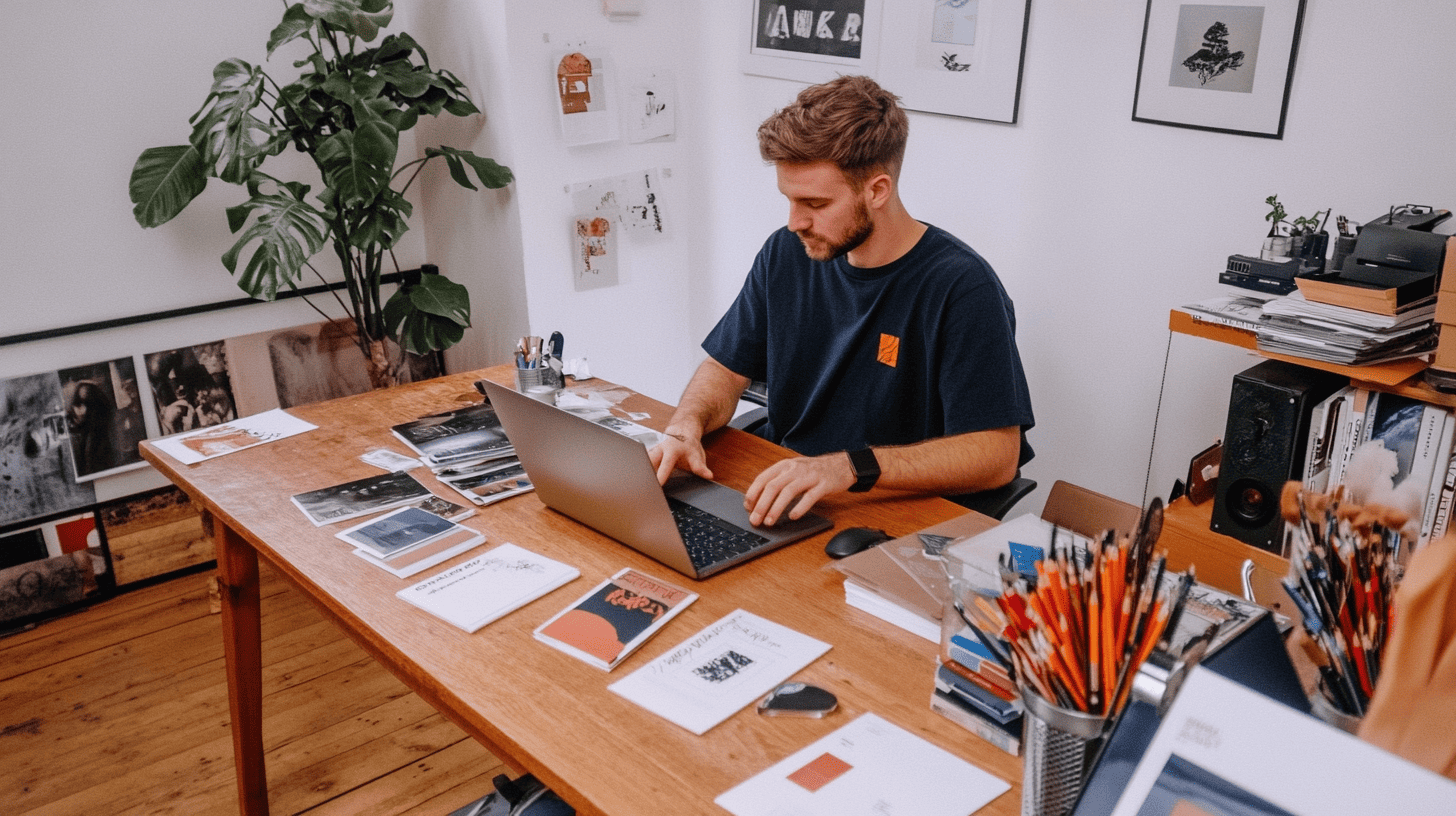 Agence créative travaillant sur le rebranding d'une marque