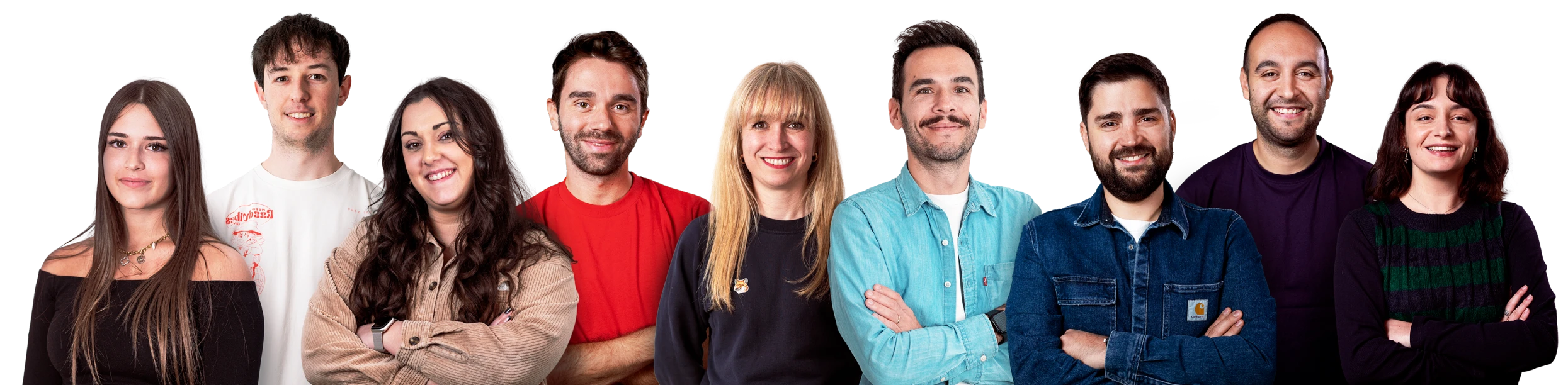 L'équipe de l'agence de communication Vingt Deux à Clermont-Ferrand