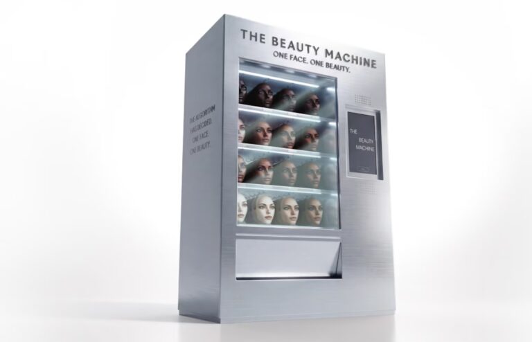 Activation marketing - The Beauty Machine par Dove, Capture d’écran site Dove