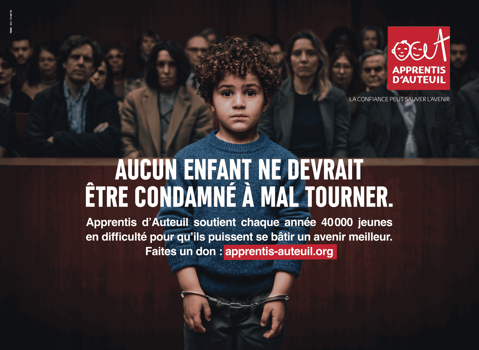 Campagne de la Fondation Apprentis d’Auteuil avec l’agence TBWA\Paris
